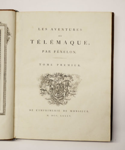 FÉNELON, Les Aventures de Télémaque, 1785.