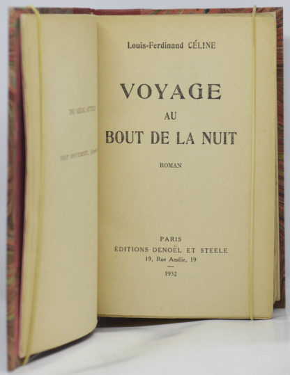 CÉLINE, Voyage au bout de la nuit, 1932 – Image 3