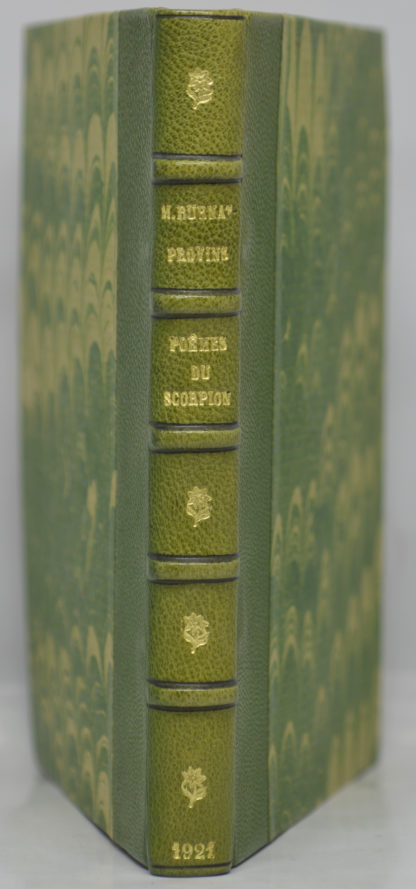 BURNAT-PROVINS, Poèmes du Scorpion – Grains de Sable, 1921