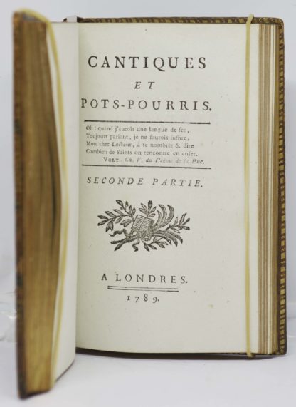 Cantiques et Pots-Pourris, 1789 – Image 6