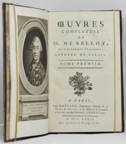 DE BELLOY, Œuvres complettes de M. de Belloy, de l’Académie françoise, citoyen de Calais. 1779 – Image 4