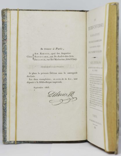 VELYE, Du fluide universel, de son activité et de l’utilité de ses modifications par les substances animales dans le traitement des maladies. 1806 – Image 4