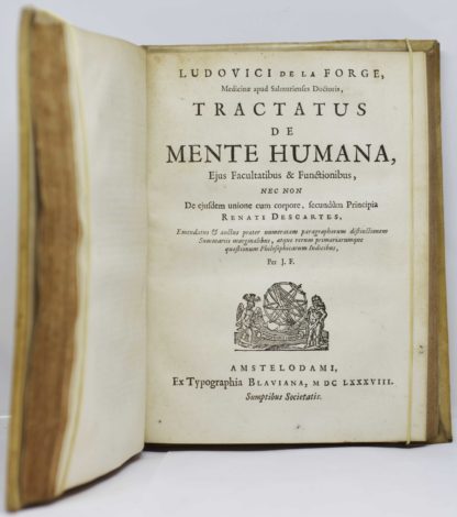 WITTICH / DE LA FORGE, Christophori Wittichii P. M. Philosophi acutissimi & theologi solidissimi annotationes ad Renati Descartes Meditationes. 1688 – Image 3