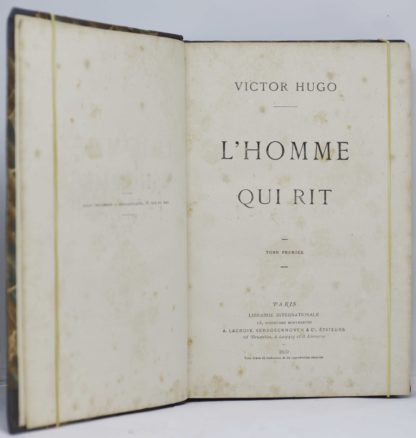 HUGO. L’Homme qui rit. 1869