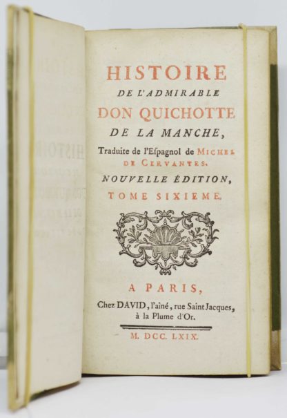CERVANTES, Histoire de l’admirable Don Quichotte de la Manche. 1769 – Image 4