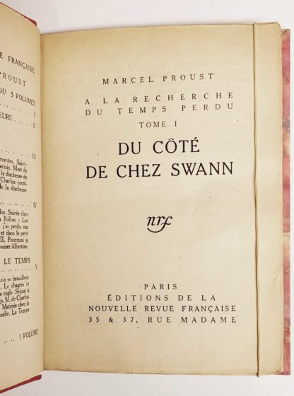 PROUST, A la Recherche du Temps perdu (13 volumes)  / Pastiches et mélanges (1 volume) / Chroniques (1 volume). 1918-1927 – Image 2
