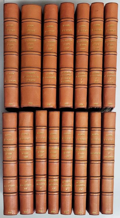 PROUST, A la Recherche du Temps perdu (13 volumes)  / Pastiches et mélanges (1 volume) / Chroniques (1 volume). 1918-1927 – Image 5