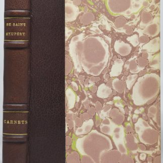 SAINT-EXUPERY, Carnets. 1953