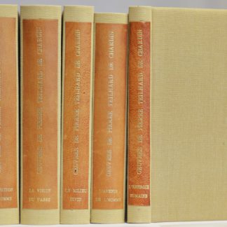 TEILHARD DE CHARDIN, Œuvres. 1957-1963
