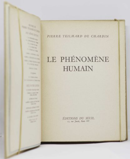 TEILHARD DE CHARDIN, Œuvres. 1957-1963 – Image 3