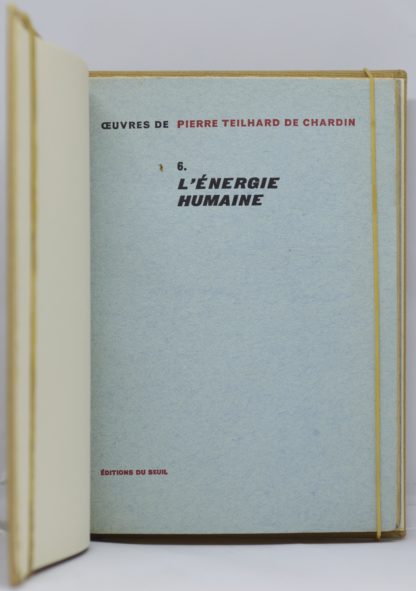 TEILHARD DE CHARDIN, Œuvres. 1957-1963 – Image 5