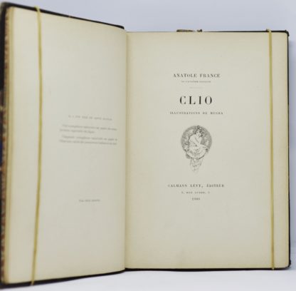 Anatole FRANCE, Clio. Illustrations de Mucha. 1900 – Image 3