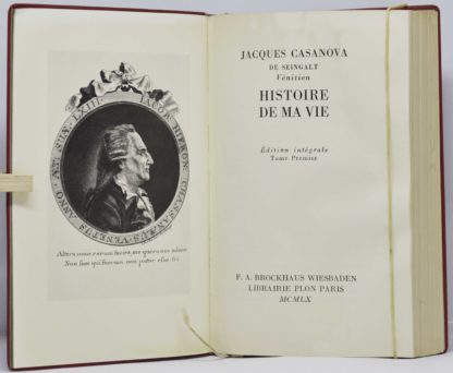 CASANOVA DE SEINGALT, Histoire de ma vie. Edition intégrale.