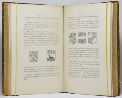 BACHELIN-DEFLORENNE. La science des armoiries par M. Bachelin-Deflorenne, avec gravures dans le texte. 1880 – Image 3