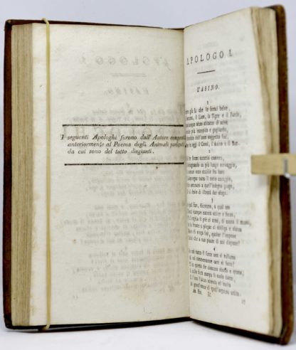 CASTI, Gli animali parlanti poema epico diviso in ventisei canti di Giambattista Casti. – Image 5