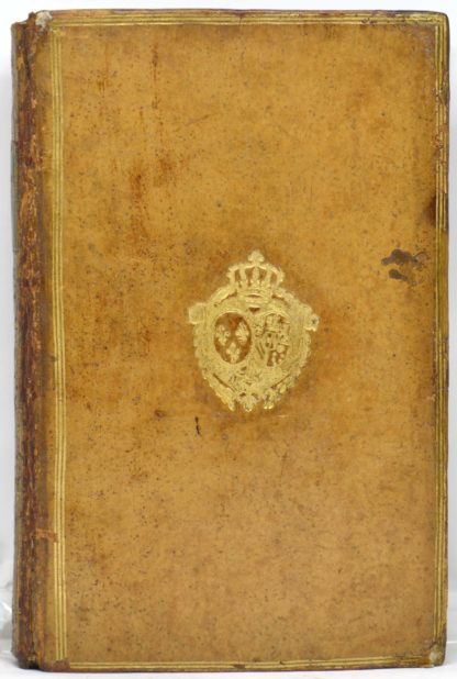 ARMES DE LA REINE MARIE-ANTOINETTE / PAULMY / CONTANT D’ORVILLE. De la lecture des livres françois. Dixième partie. Livres de grammaire & de rhétorique du 16me siècle. [Faux-titre : Mélanges tirés d’une grande bibliothèque. T]. 1781