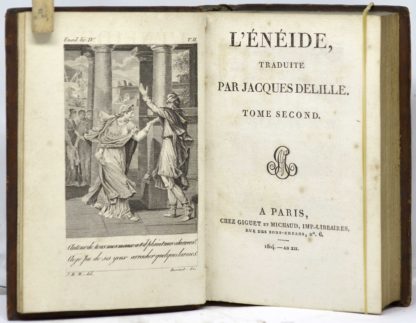 Virgile / Delille, L'ÉNÉIDE, traduite par Jacques Delille. 1804 – Image 4