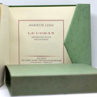 Le CORAN / LYDIS (ill.). Le Coran. Quarante deux miniatures. 1927