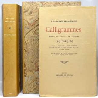 APOLLINAIRE / PICASSO, Calligrammes, 1918