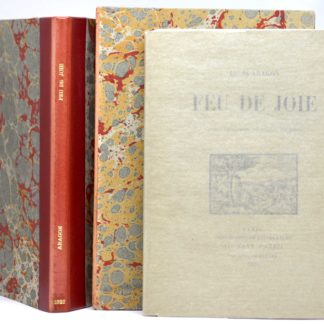 ARAGON, Feu de joie. 1920