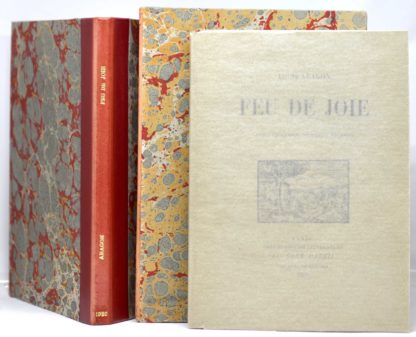 ARAGON, Feu de joie. 1920