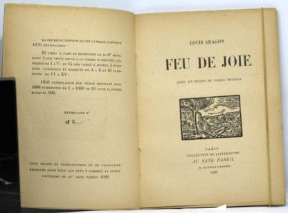 ARAGON, Feu de joie. 1920 – Image 2