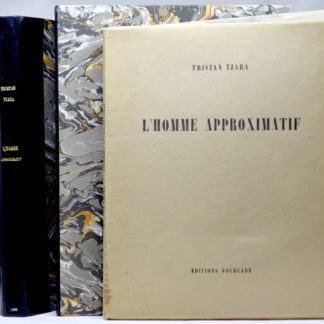 Tzara, L'Homme approximatif, 1931