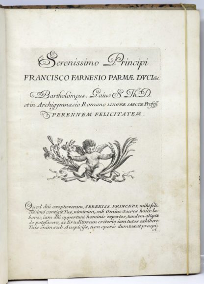Bartholomeo Gaio, Series CHRONOLOGICA Patriarcharum, Ducum, Judicum, Regum, Pontificum, Postremorumque Regum Populi Hebraici Ab Adam usque ad Agrippam Iuniorem eorum gesta breviter complectens cum suis Iconibus.... 1724 – Image 2