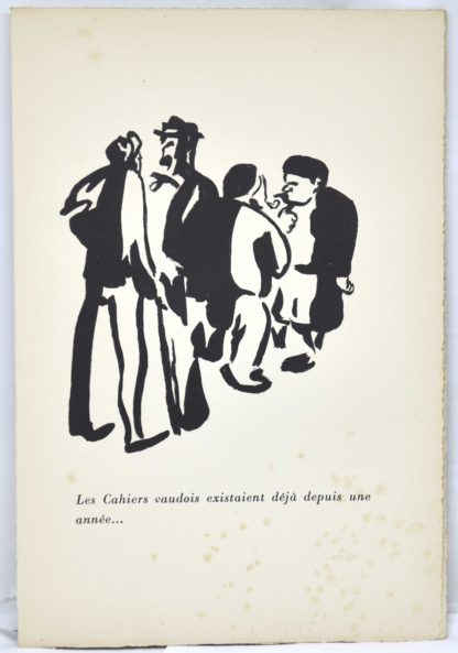 CINGRIA / AUGSBOURG (ill.), Charles-Albert Cingria. Choix de citations, gloses, notules et prétextes. 1955 – Image 3
