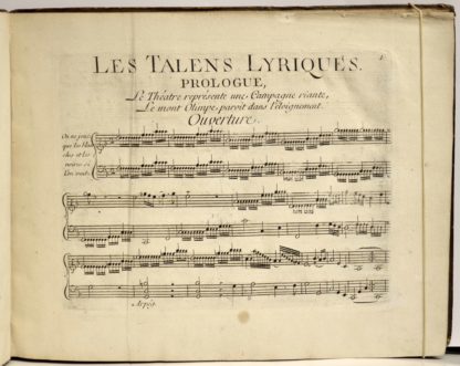 PARTITION MUSICALE XVIIIe SIECLE / RAMEAU, Les Fêtes d’Hébé, ou Les Talents liriques (sic !), ballet, représenté pour la première fois, par l’Académie royale de Musique, au mois de may 1739. – Image 3