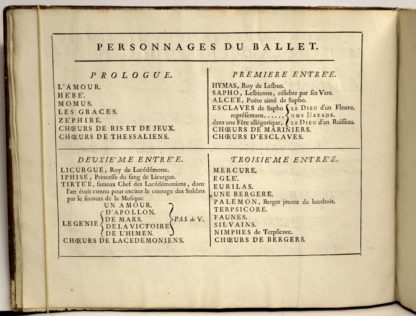 PARTITION MUSICALE XVIIIe SIECLE / RAMEAU, Les Fêtes d’Hébé, ou Les Talents liriques (sic !), ballet, représenté pour la première fois, par l’Académie royale de Musique, au mois de may 1739. – Image 4