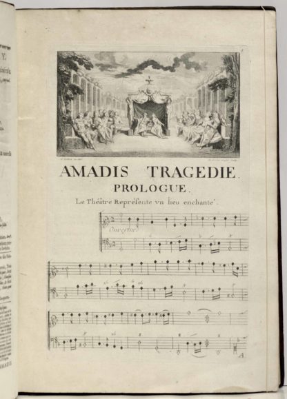 PARTITION MUSICALE XVIIIe SIECLE / LULLY / QUINAULT, Amadis, tragédie mise en musique par Monsieur de Lully..., 1725 – Image 2