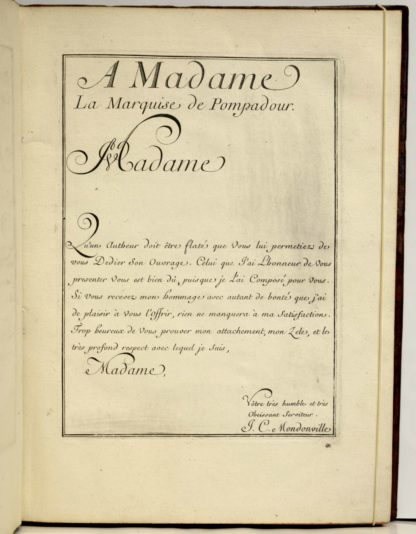PARTITION MUSICALE XVIIIe SIECLE / MONDONVILLE / FUZELIER, Le Carnaval du Parnasse, ballet héroïque dédié à Madame la marquise de Pompadour, mis en musique par Monsieur Mondonville maître de musique de la Chapelle du Roy... 1750 – Image 2
