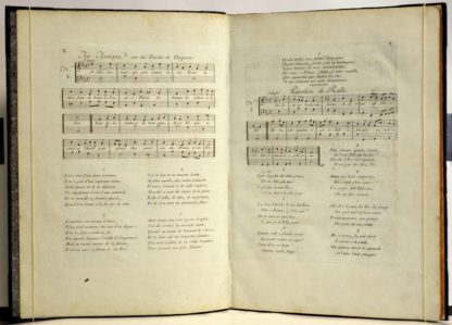 PARTITION MUSICALE XVIIIe SIECLE / ROUSSEAU, Les Consolations des misères de ma vie, ou recueil d’airs, romances et duo. 1871 – Image 2