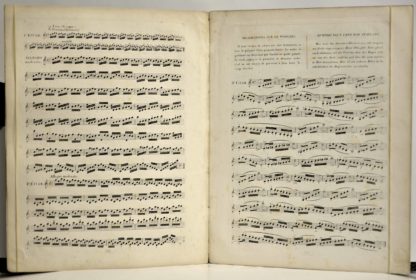 PARTITION MUSICALE XIXe SIECLE / KREUTZER, Quarante études ou caprices pour le violon, dédiées à Monsieur le comte de Bondy par R. Kreutzer. Troisième édition revue et corrigée.... 1820-30 – Image 2