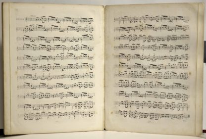 PARTITION MUSICALE XIXe SIECLE / KREUTZER, Quarante études ou caprices pour le violon, dédiées à Monsieur le comte de Bondy par R. Kreutzer. Troisième édition revue et corrigée.... 1820-30 – Image 3