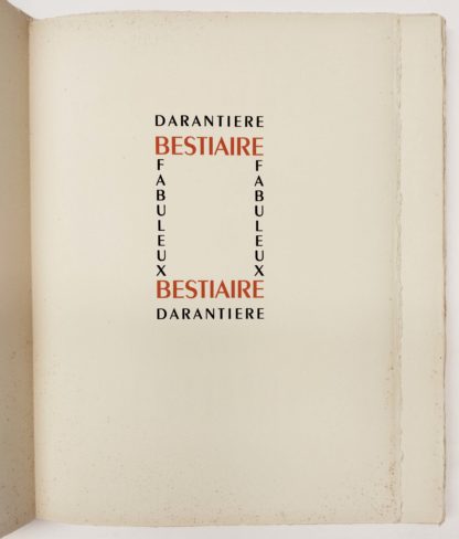 LA TOUR DU PIN / LURCAT, BESTIAIRE FABULEUX, 1951 – Image 4