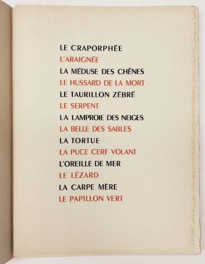 LA TOUR DU PIN / LURCAT, BESTIAIRE FABULEUX, 1951 – Image 6