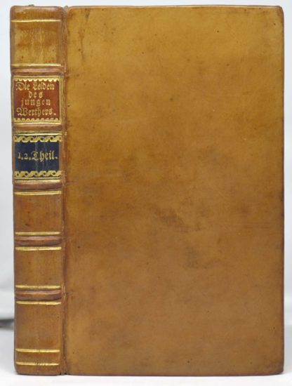 GOETHE, Die Leiden des jungen Werthers. Erster [-zweyter] Theil. 1774 – Image 5