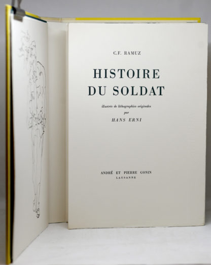 RAMUZ / ERNI (ill.) HISTOIRE DU SOLDAT illustrée de litho-graphies originales par Hans Erni. 1960
