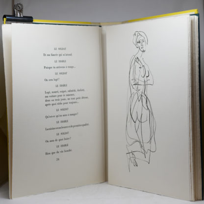 RAMUZ / ERNI (ill.) HISTOIRE DU SOLDAT illustrée de litho-graphies originales par Hans Erni. 1960 – Image 3