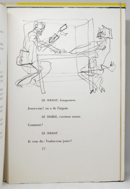 RAMUZ / ERNI (ill.) HISTOIRE DU SOLDAT illustrée de litho-graphies originales par Hans Erni. 1960 – Image 6