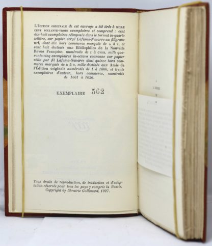 GIDE, Voyage au Congo. Carnets de route. 1927 – Image 3