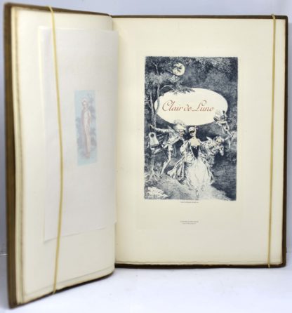 VERLAINE / LEBÈGUE (ill.), Fêtes galantes. Dessins et eaux-fortes de Léon Lebègue. 1913 – Image 6