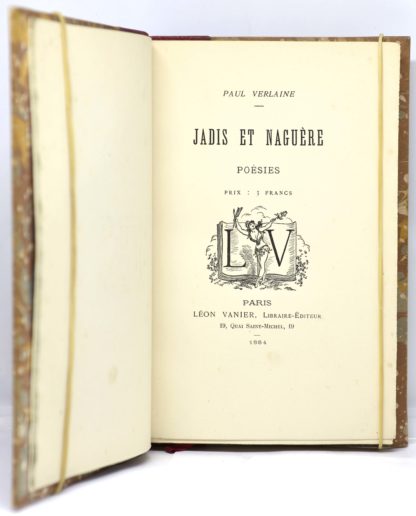 VERLAINE, Jadis & Naguère, 1884