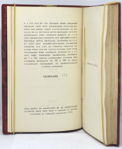 ARAGON, Le libertinage, 1924 – Image 3