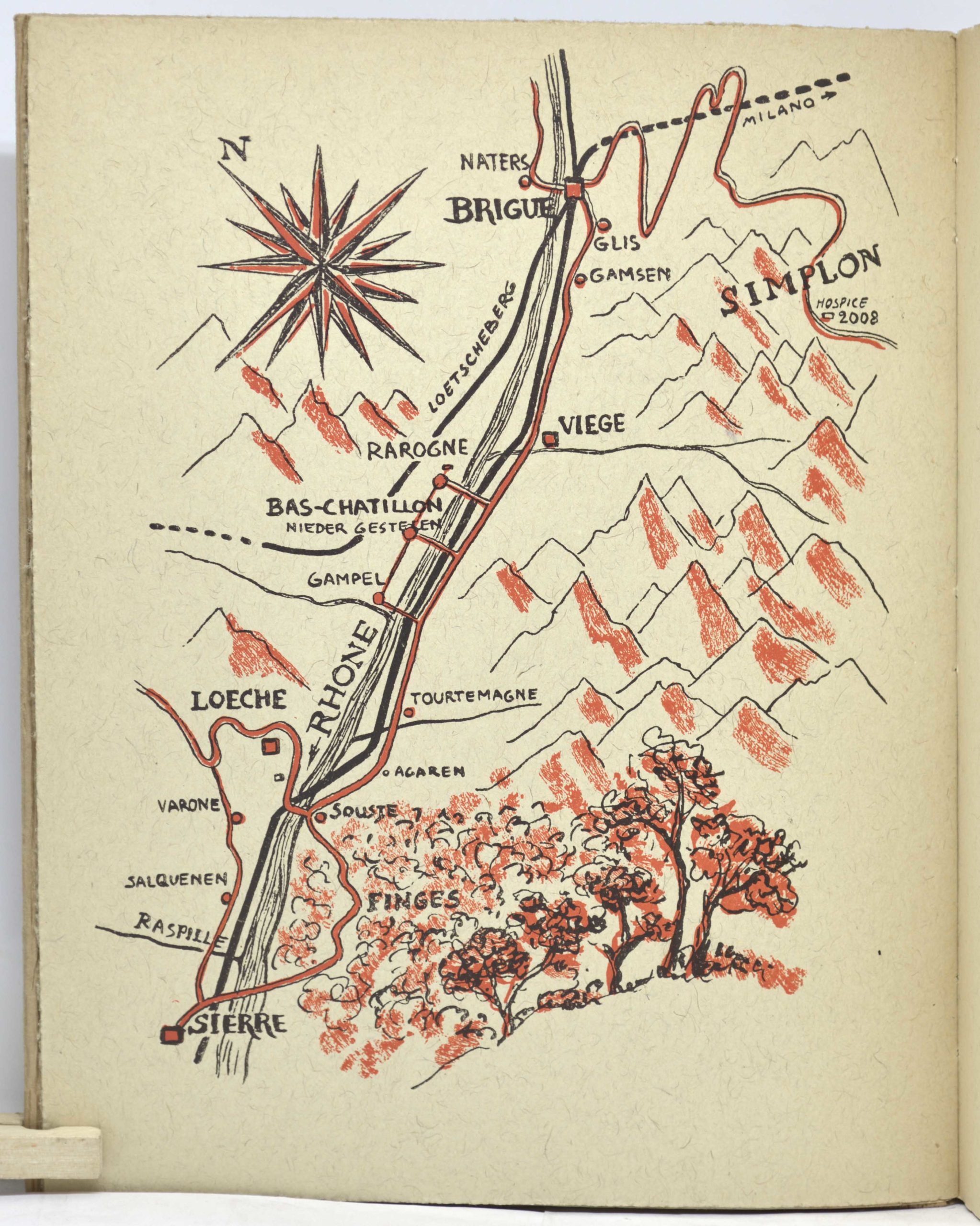 CINGRIA / Monnier (ill.), Le Parcours du Haut-Rhône ou la julienne et l'ail sauvage, 1944 – Image 3