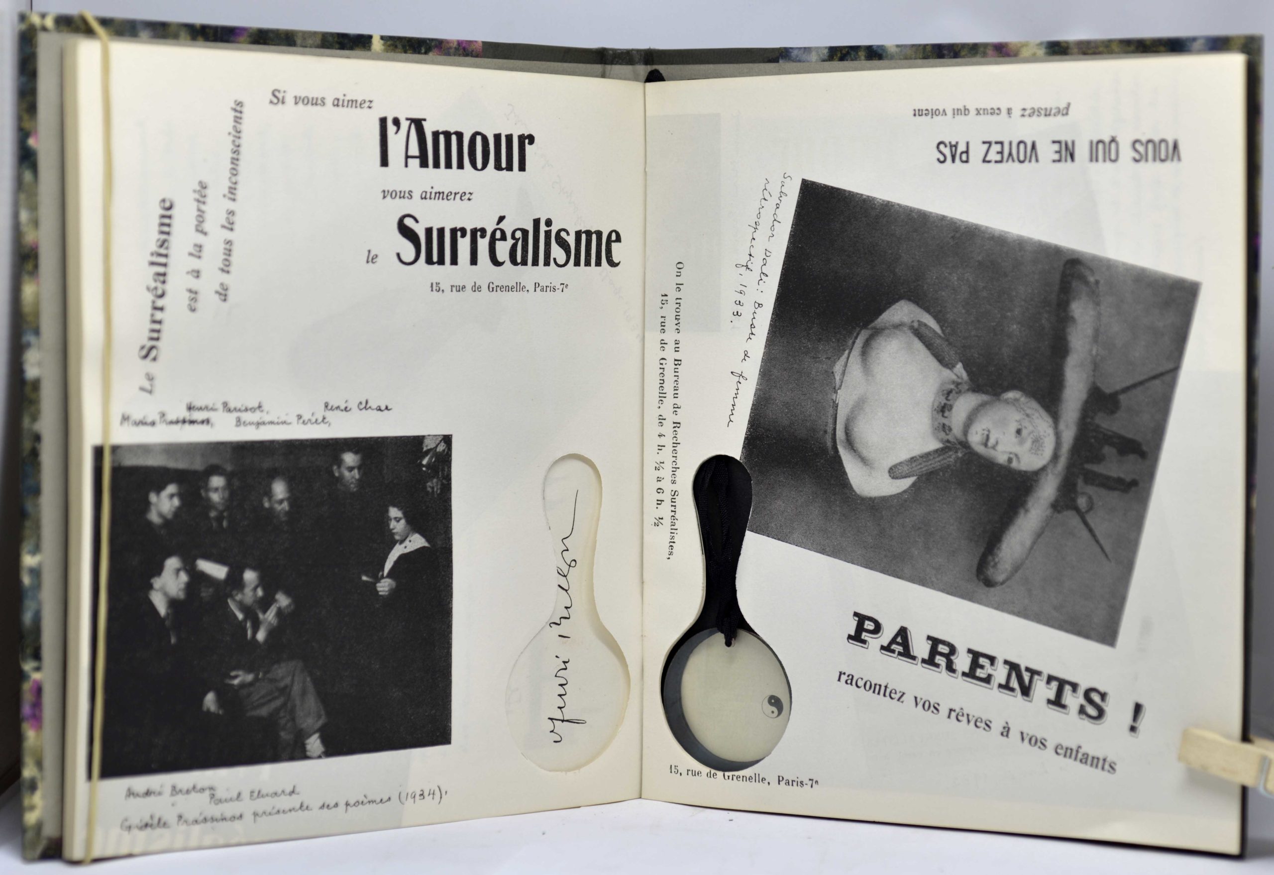 BRETON. LES MANIFESTES DU SURRÉALISME, suivis de PROLÉGOMÈNES A UN TROISIÈME MANIFESTE DU SURRÉALISME OU NON DU SURRÉALISME EN SES OEUVRES VIVES ET D'ÉPHÉMÉRIDES SURRÉALISTES. 1955 – Image 5