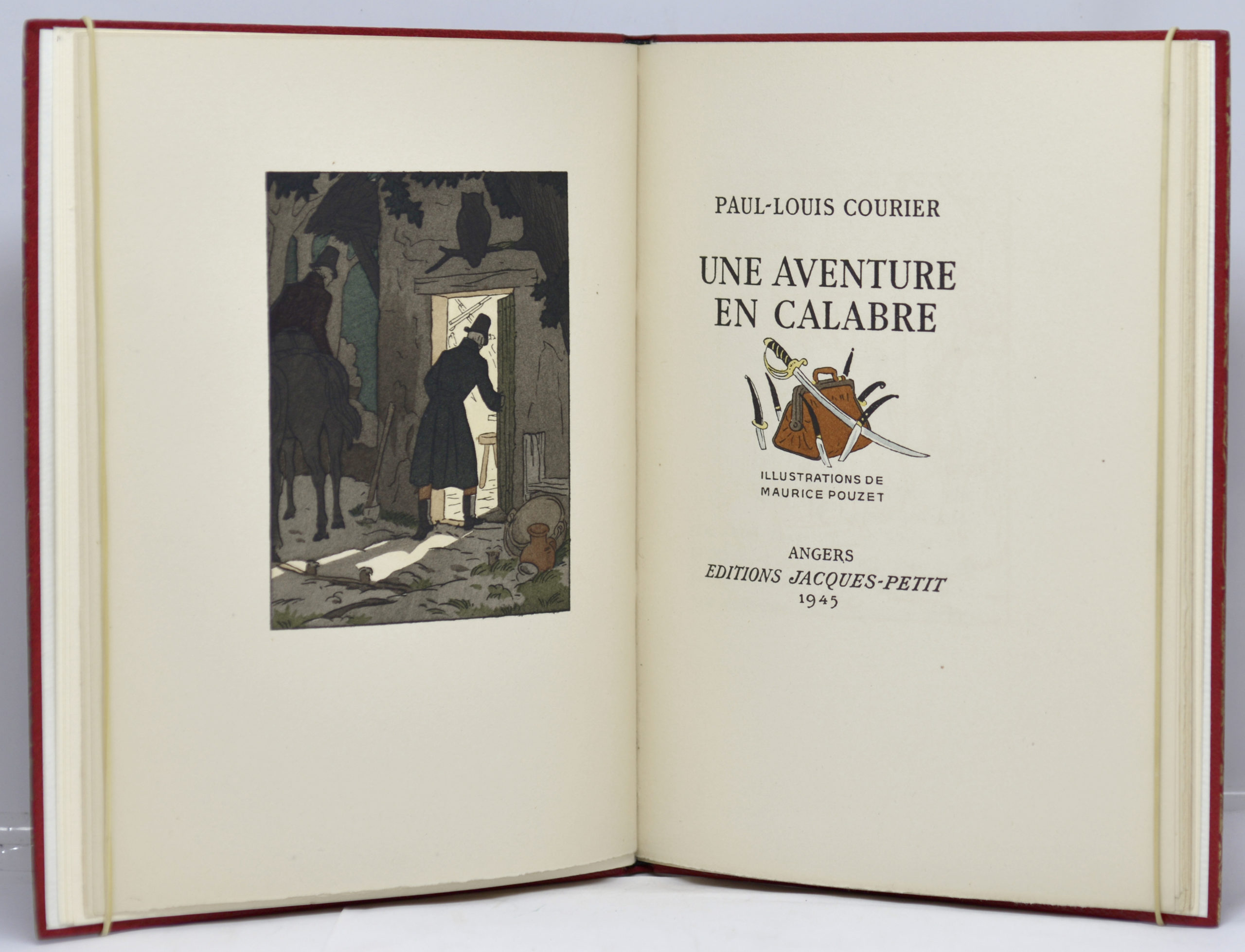 COURIER / POUZET (ill.), Une aventure en Calabre, 1945 – Image 2