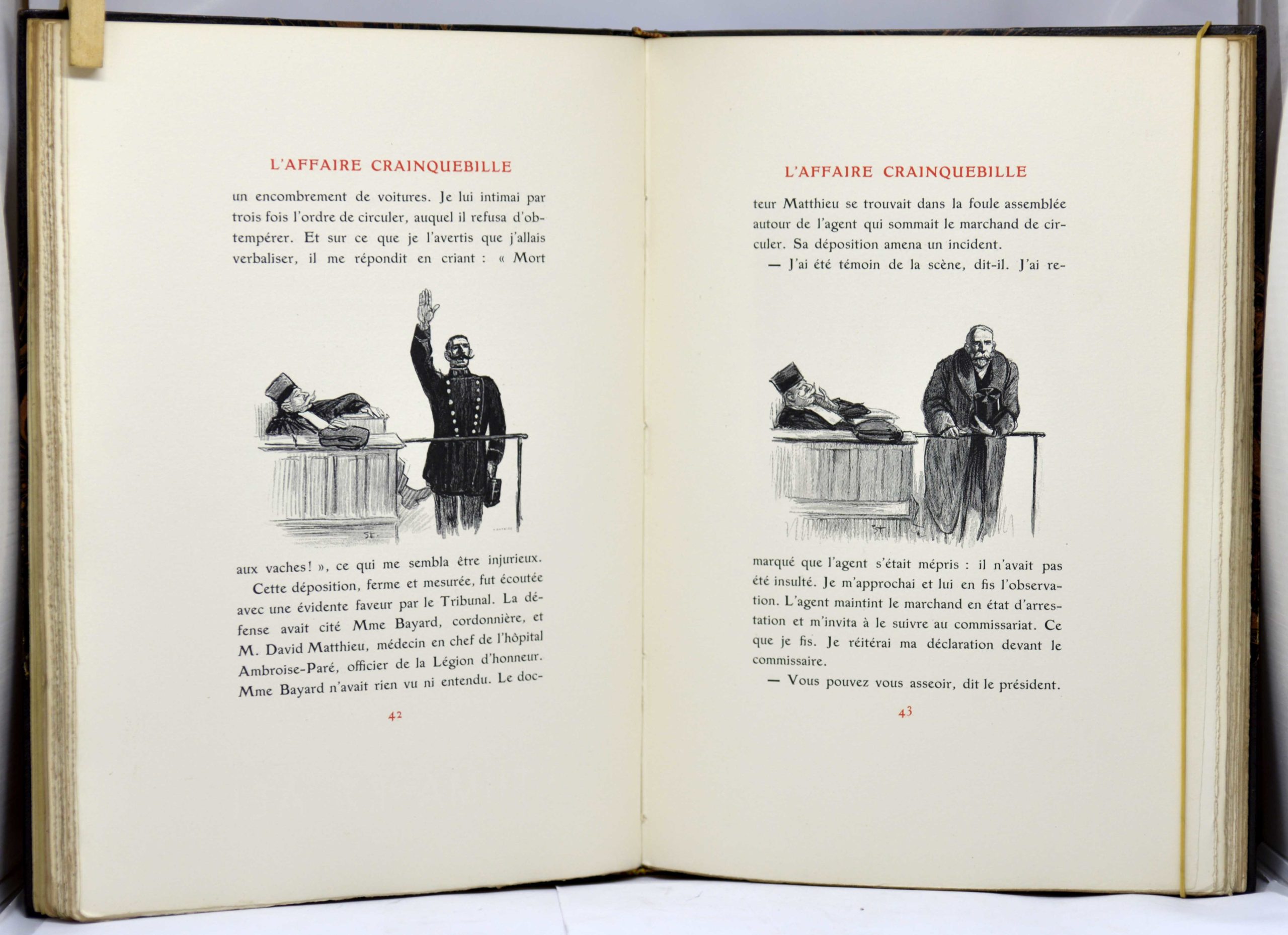 FRANCE / STEINLEN (ill.), L'AFFAIRE CRAINQUEBILLE. 63 Composition de Steinlen. – Image 4